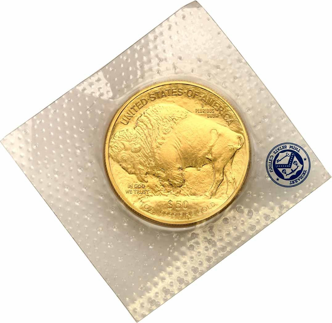 USA. Złote 50 $ dolarów 2014 Bizon (Buffalo) - 1 uncja złoto